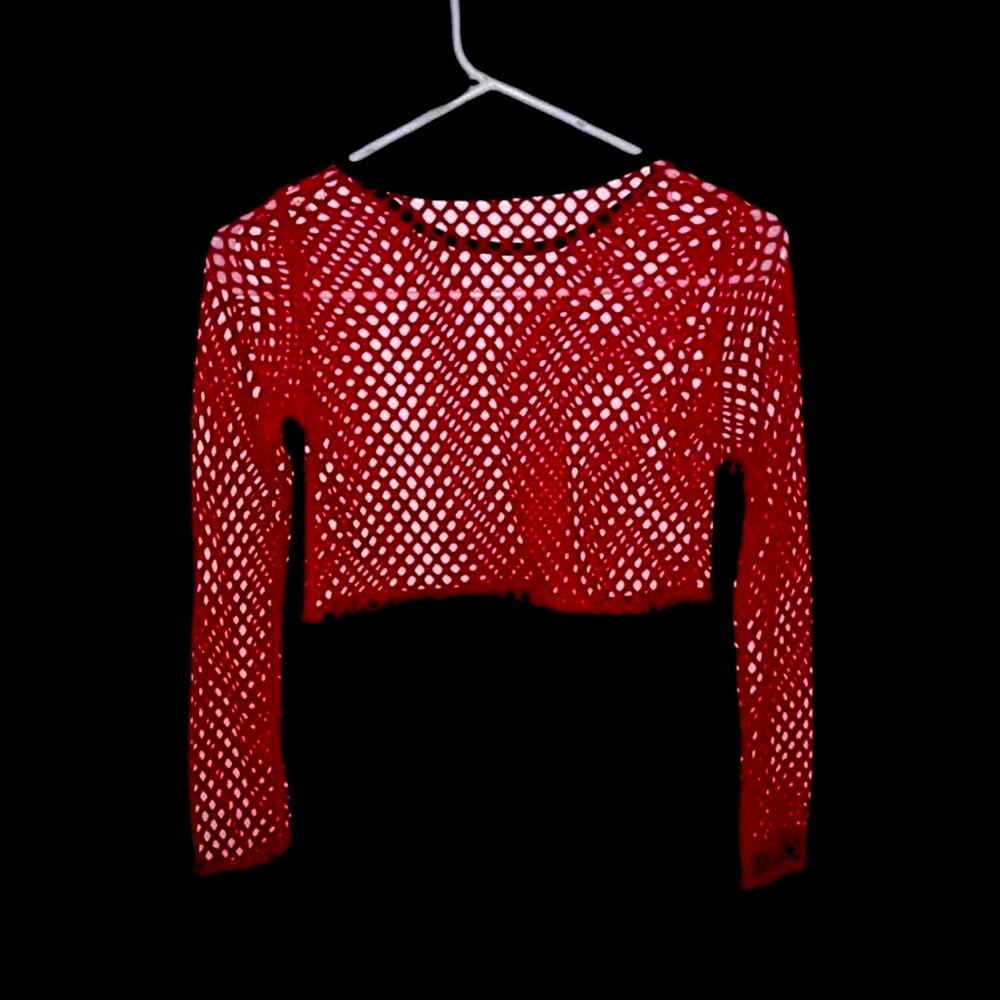 Red fishnet - Picture 2 of 6